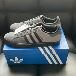 Adidas Campus Vulc Gray Black Sneakers NEW w/ Box Size 13
